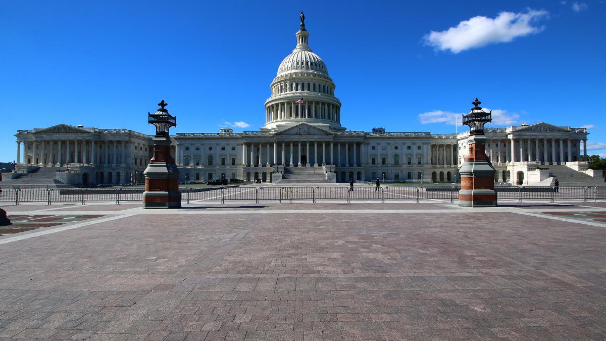 Front of the Capitol building